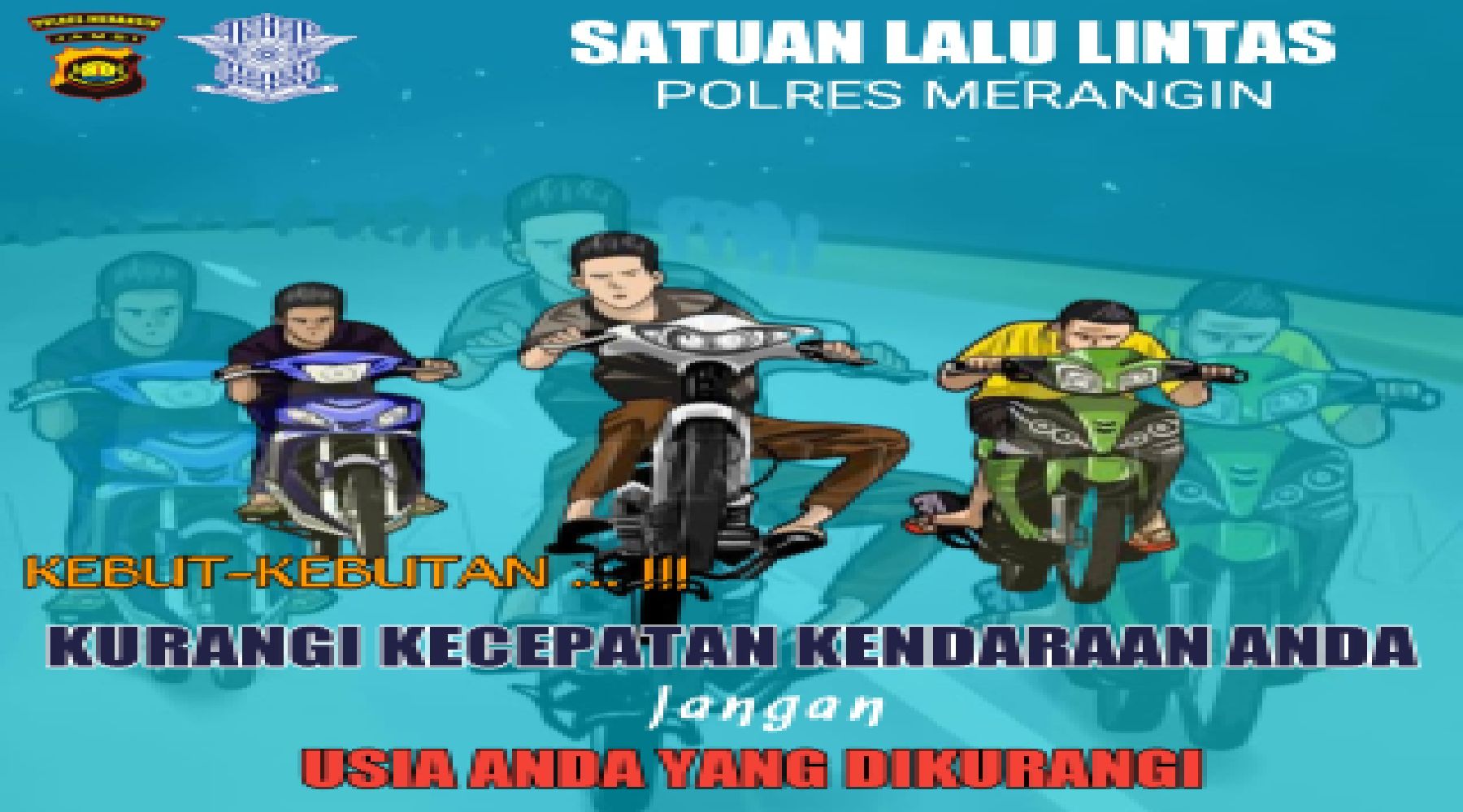 Kasat Lantas Polres Merangin   Kendaraan Modifikasi dan Brong Meresahkan,Tilang Manual diterapkan.