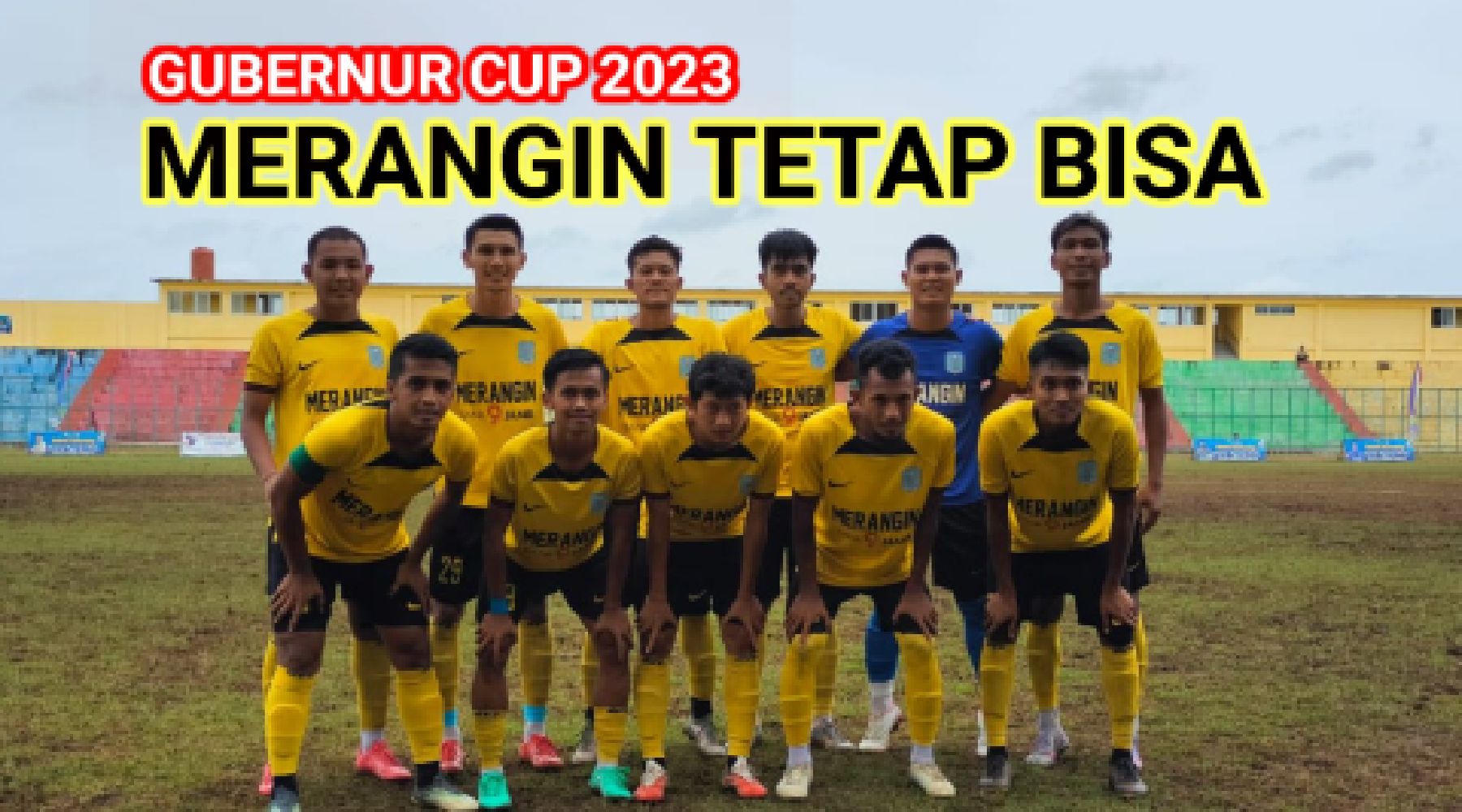 Wakil Bupati dan Direktur RS Abundjani Beri Dukungan Sebagai Suporter Bola Gubernur Cup 2023