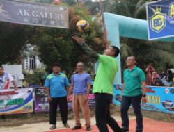 Buka Turnament Volley Ball,Wakil Bupati Apresiasi Pemuda Kreatif dengan Melaksanakan Olahraga dan Menjauhkan diri dari Kegiatan Negatif.