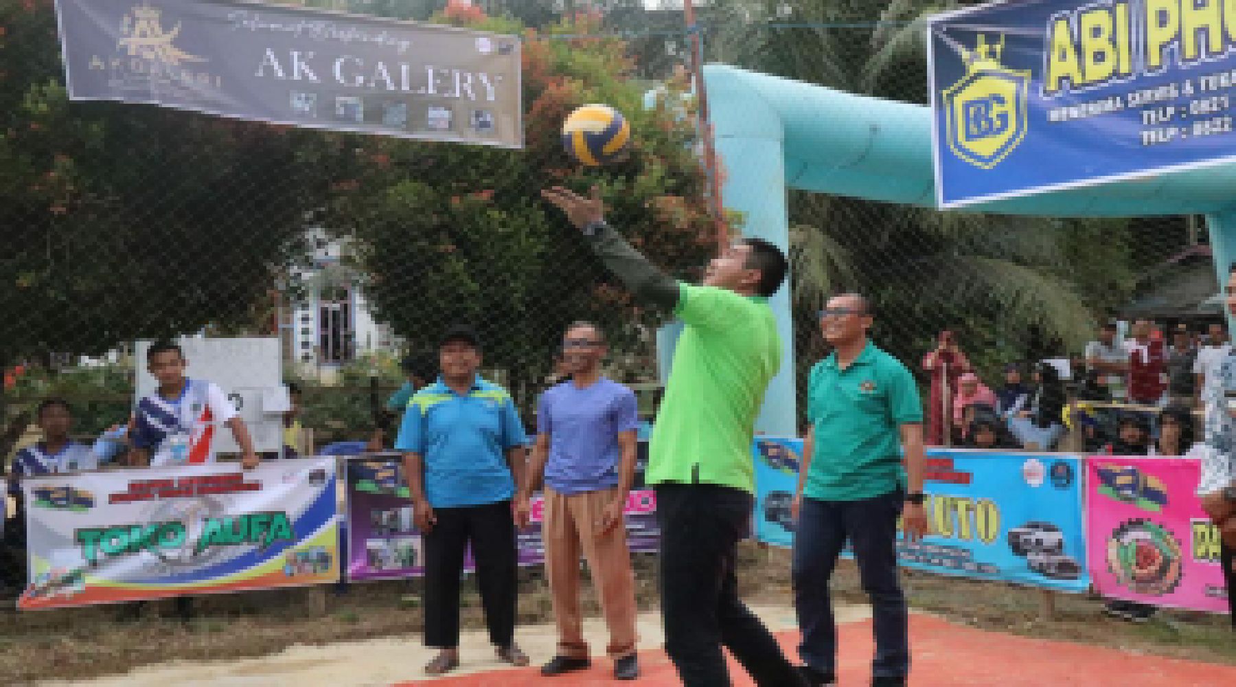 Buka Turnament Volley Ball,Wakil Bupati Apresiasi Pemuda Kreatif dengan Melaksanakan Olahraga dan Menjauhkan diri dari Kegiatan Negatif.