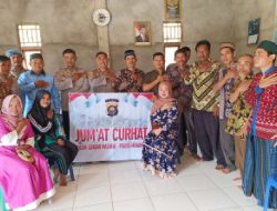 Polsek Lembah Masurai Melaksanakan Jum’at Curhat Di Desa Muara Kelukup Kec Lembah Masurai.