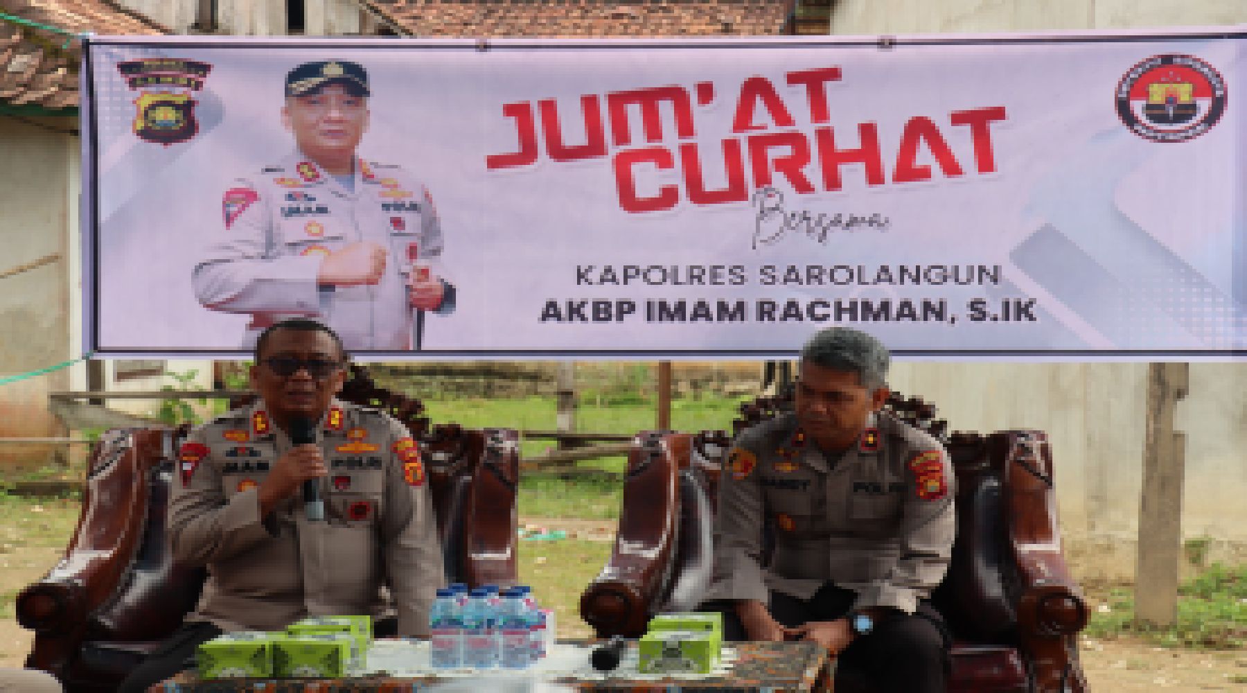 Jum’at Curhat bersama Kapolres Sarolangun, Warga Desa Pulau Aro  sepakat memerangi Narkoba