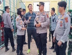 Personil Gabungan Kodim Tebo, Brimob Polda Jambi,Polres Merangin dan Polres Tebo Laksanakan PAM Gubernur Cup 2023