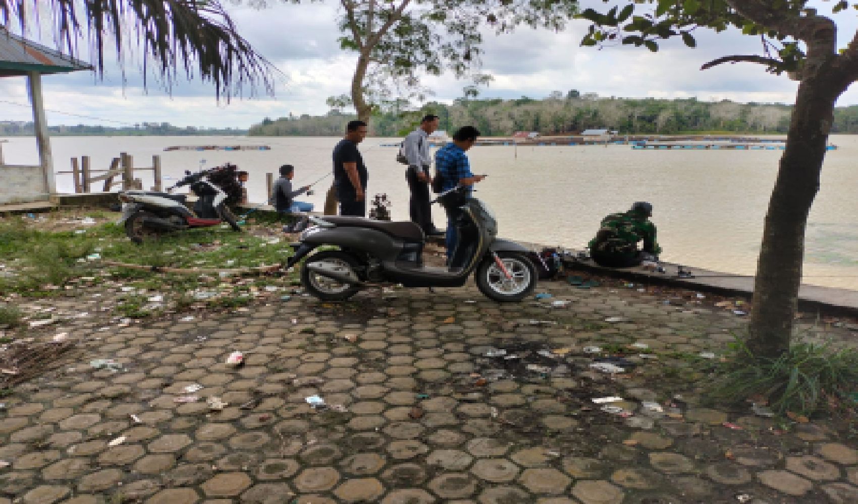 Dam Betuk Mulai Bersih,Kapolsek Tabir,Mari kita Lestarikan Alam dan Perairan.