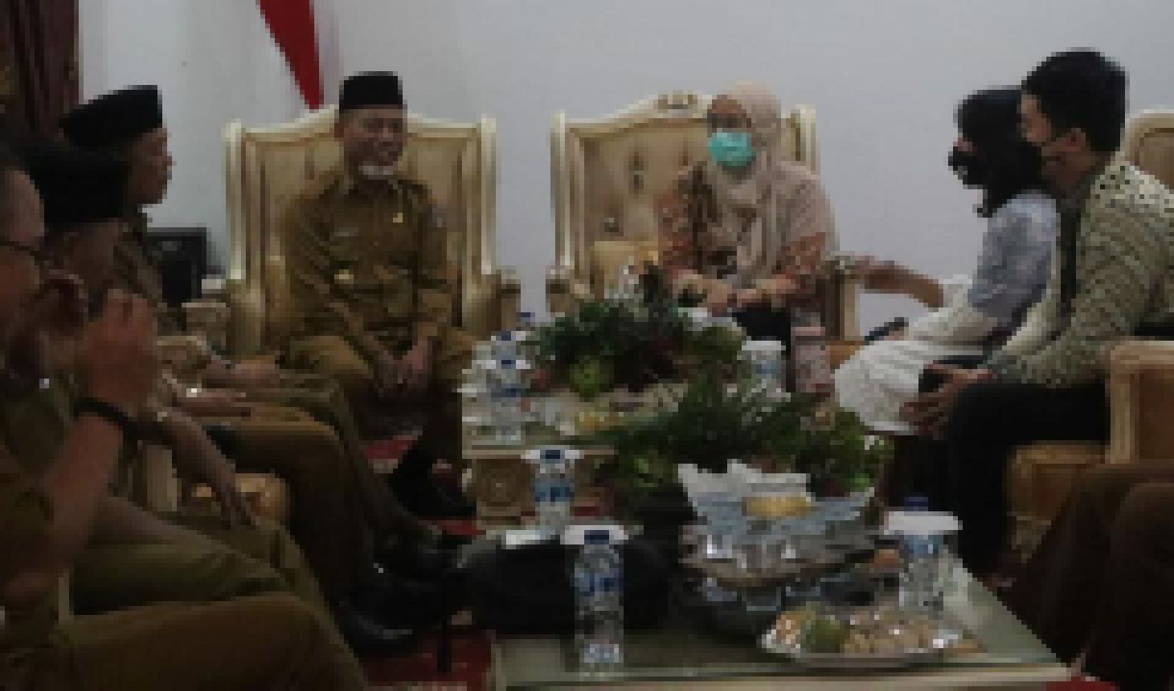 Bupati Merangin dan Sekda Terima Kunjungan KPK