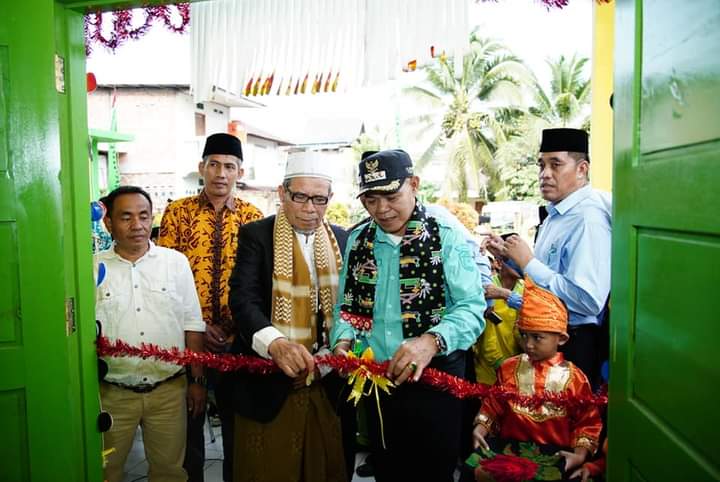 Pj.Bupati Tebo H.Aspan ST Resmikan Bangunan RKB  TK Islam  Al Washliyah  Di Kec.Tebo Tengah Kab. Tebo