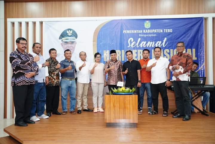 Peringatan  HPN Pertama  Pj.Bupati Tebo H.Aspan  ST  Ajak Insan Pers  Bersama Membangun Kab.Tebo