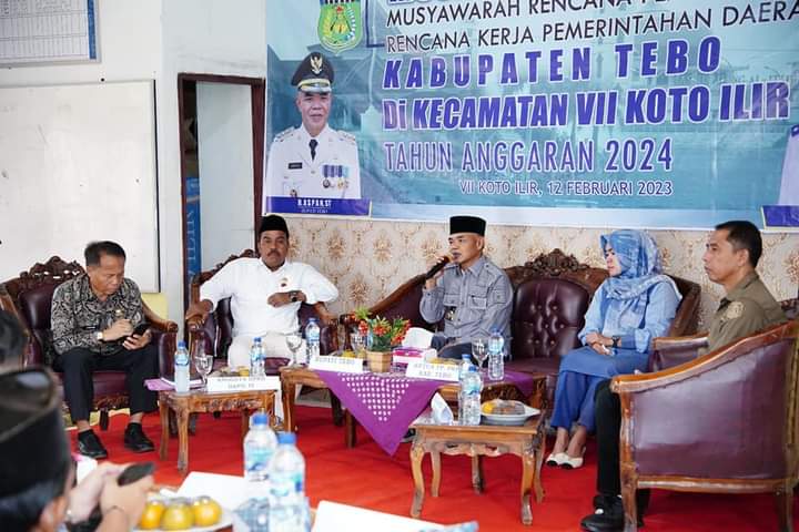 Demi Tepat Sasaran, Pj. Bupati Tebo  H.Aspan ST Kawal  Musrenbang  T.A.2023