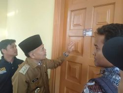 Pj.Bupati Tebo H.Aspan ST Di Datangi Petugas Pemutahiran Data Pemilih (Pantarli) Data Pemilu Tahun 2024 Di Rumah  Dinas Bupati