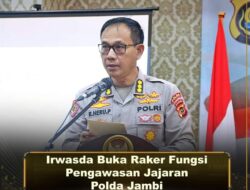 Irwasda Polda Jambi Kombes Pol Raden Heru Prakoso  Membuka Rapat Kerja Fungsi  Pengawasan Jajaran Polda Jambi  T.A 2023