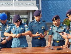 Prajurit Lanal Sabang Latihan Bongkar Pasang Senjata