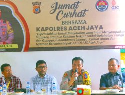 KAPOLRES ACEH JAYA : DENGAR CURHATAN KARYAWAN PERBANKAN TENTANG PENGAMANAN