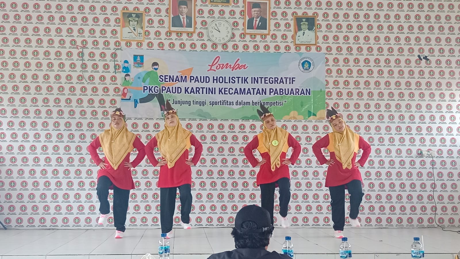 PKG Paud Kartini Kecamatan Pabuaran Selenggarakan Lomba Senam Holistik Integratif 