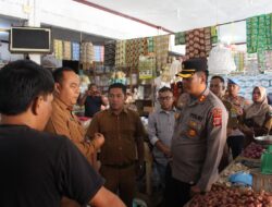 KAPOLRES ACEH JAYA – SIDAK PASAR KOTA CALANG