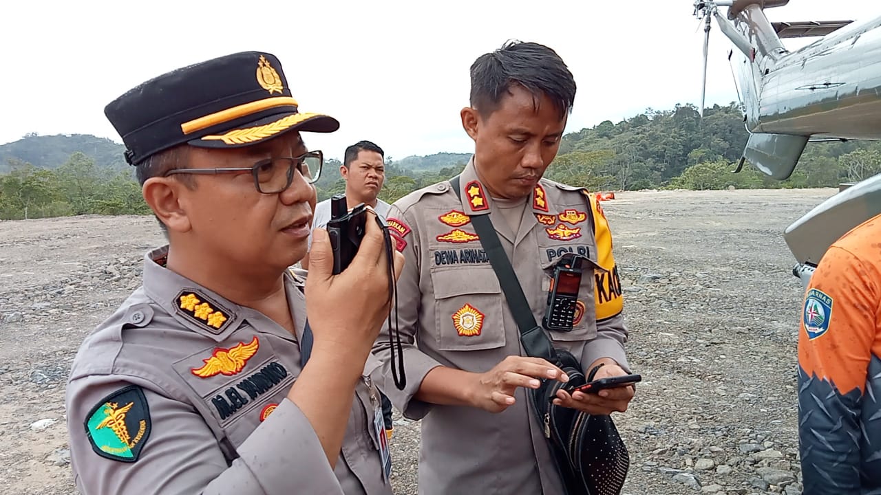 Memasuki Hari Ketiga Proses Evakuasi Kapolda Jambi Dan Rombongan, Polres Merangin Berikan Dukungan Personil Dan Logistik