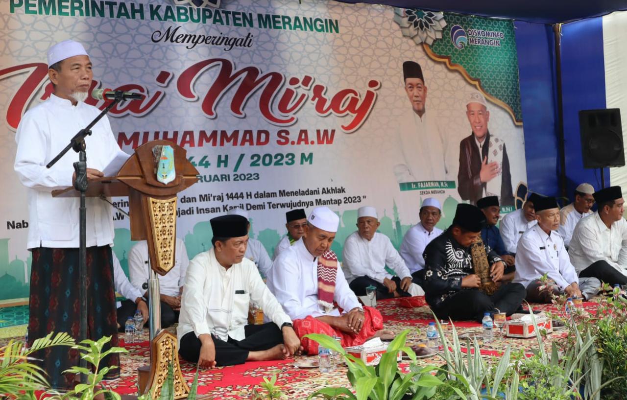 H Mashuri: Mari Berpegang Teguh Pada Ajaran Rasullullah Pemkab Merangin Peringati Isra’ Miraj Nabi Muhammad SAW