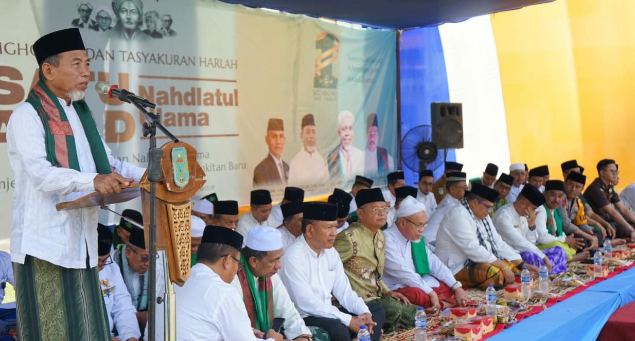 H Mashuri: NU Merupakan Pengawal Akidah Kita Bupati Merangin Hadiri Harla Satu Abad NU