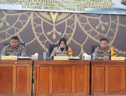 Kapolres Tebo Akbp Fitria Mega M.psi.Psi Didampingi Wakapolres Tebo Kompol Deni Mulyadi SE Membuka Latihan  Pra Operasi  Kewilayaan  PEKAT I SIGINJAI 2023 Di Aula Wira Astha Brata Polres Tebo