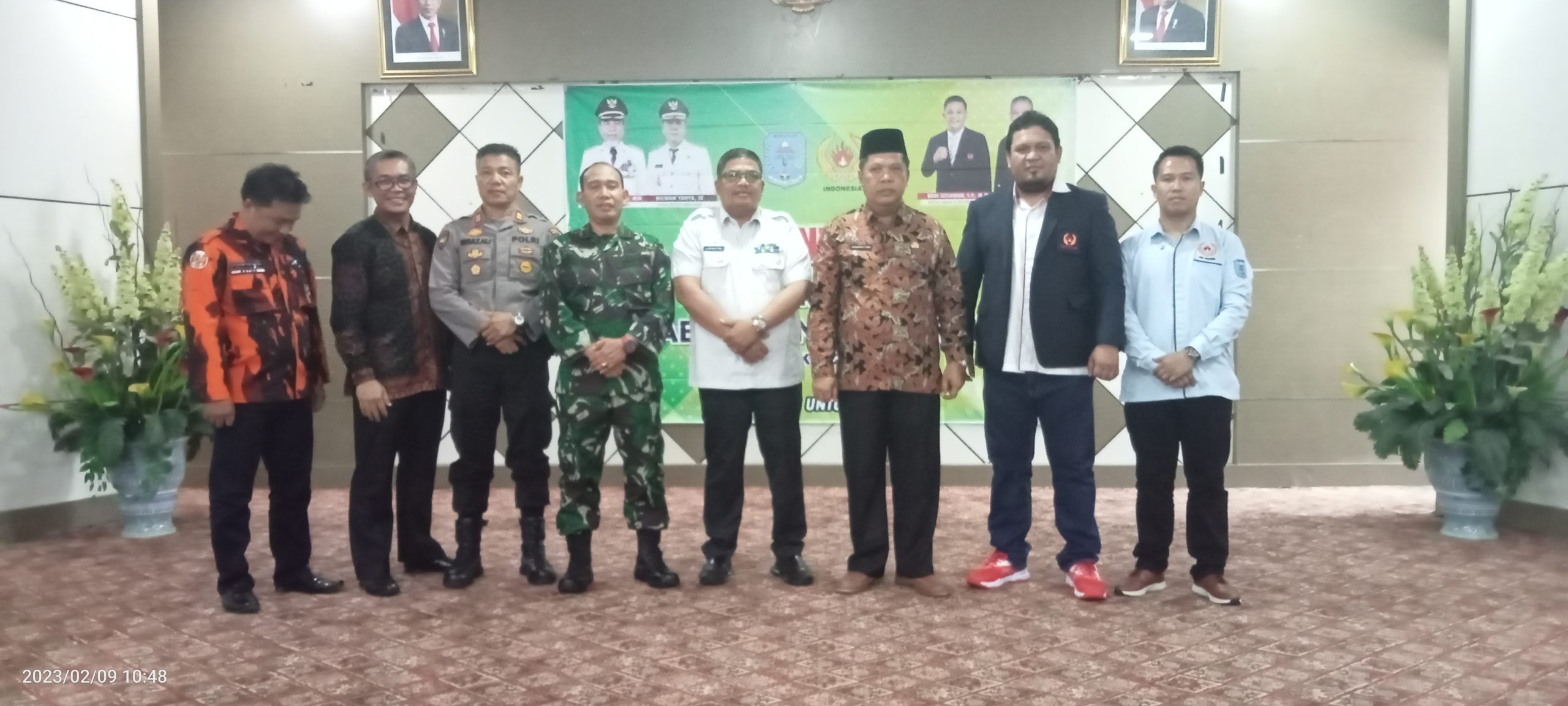 Bupati Merangin bersama Ketua DPRD Merangin Hadiri Pelantikan Pengurus KONI KABUPATEN MERANGIN