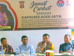 KAPOLRES ACEH JAYA – DENGAR CURHATAN KARYAWAN PERBANKAN TERKAIT PENGAMANAN