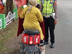 Satlantas polres Merangin laksanakan Operasi Keselamatan dalam rangka menciptakan Iklim berlalu Lintas yang tertib