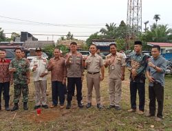 Bupati Merangin bersama Kapolres dan Forkopimda Merangin Laksanakan PEMASANGAN PATOK BATAS BIDANG TANAH