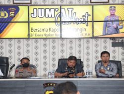 Kapolres Merangin Bersama Ketua DPRD Serta Tokoh Desa Jelatang laksanakan kegiatan Jum’at Curhat