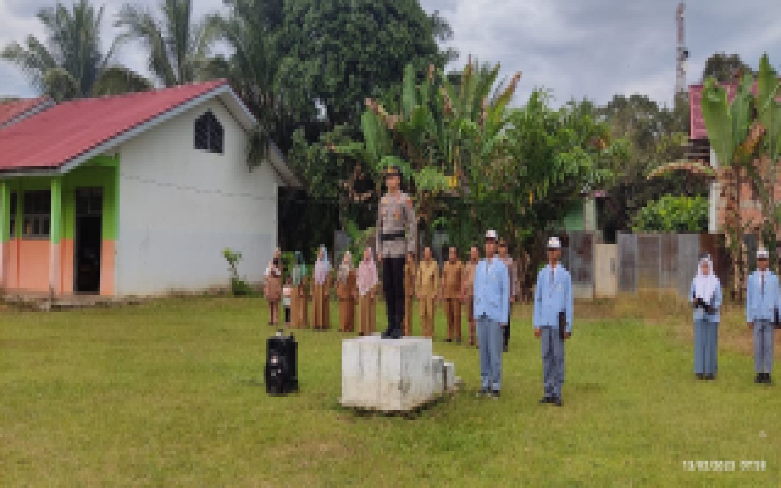 Polsek Sungai Manau,Himbau,Waspadai Faham Radikalisme dan Kenakalan Remaja di SMAN-18 Merangin