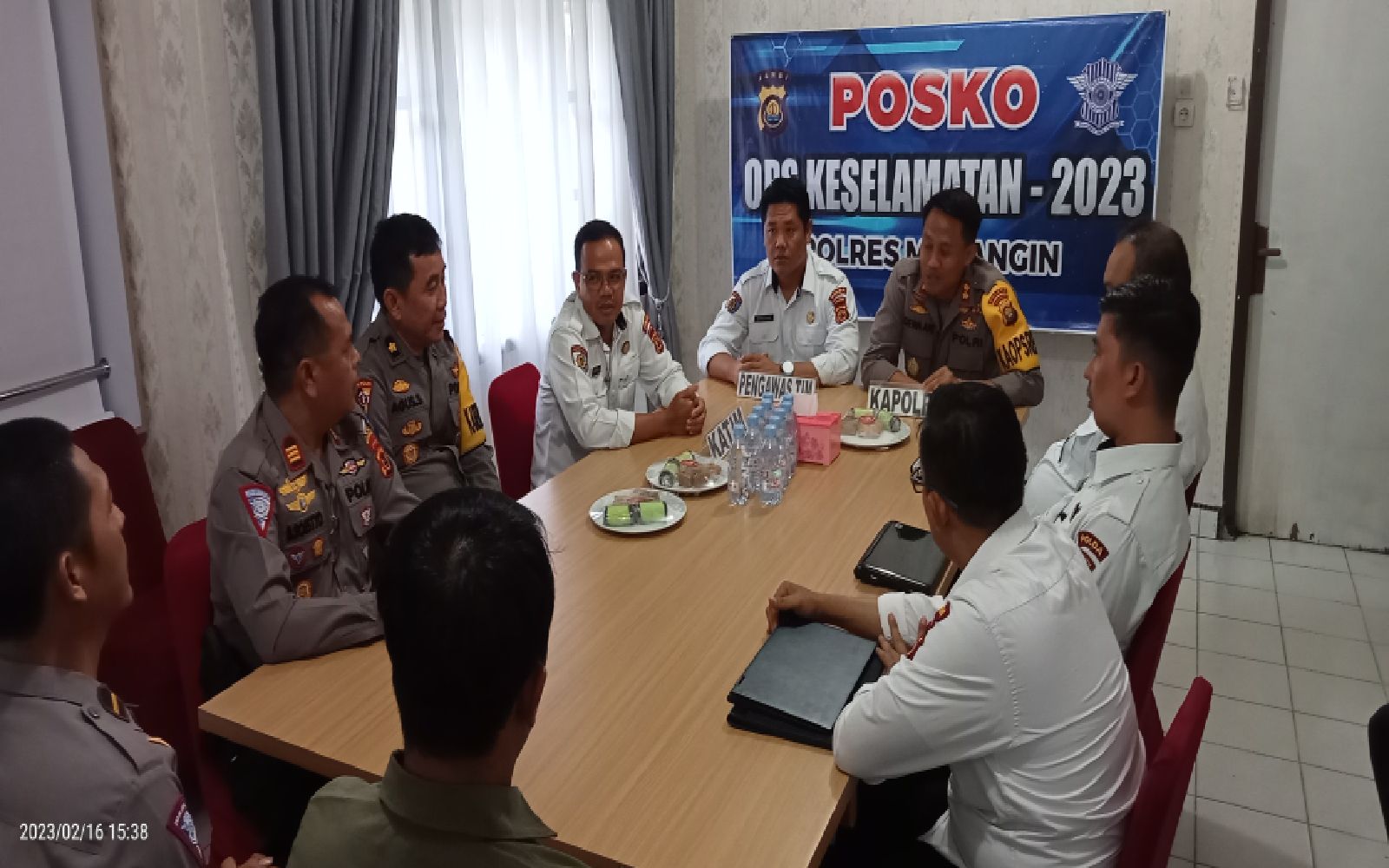 Laksanakan Pengawasan dan Pemeriksaan pada Leading sektor Ops. Keselamatan 2022 dari Satlantas Polres Merangin