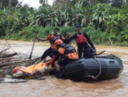 Kapolres Membenarkan,Korban Hanyut di temukan Warga Di Desa Tanjung Lamin.