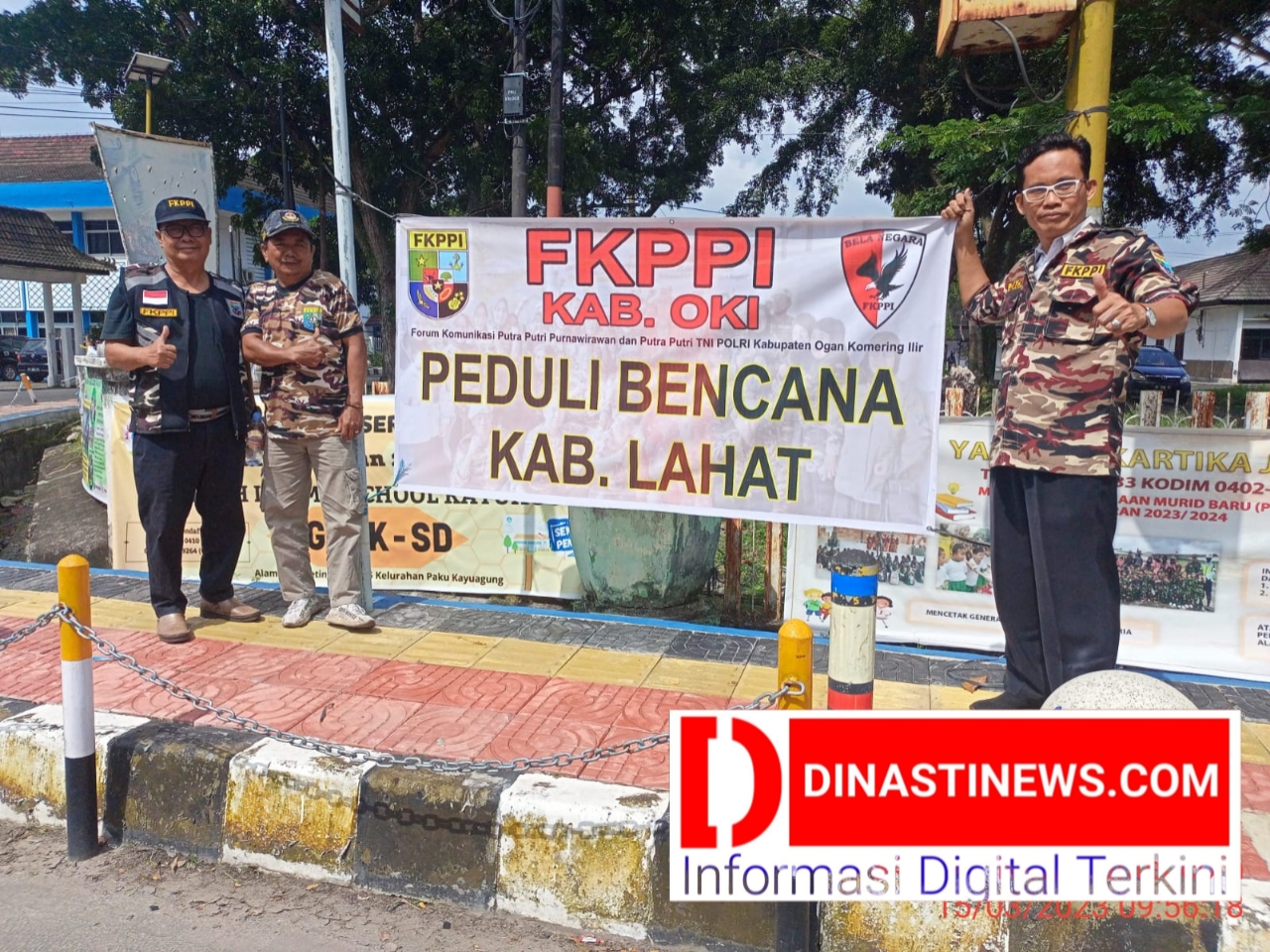 KB FKPPI 0602 OKI Lakukan Penggalangan Dana Peduli Bencana Lahat