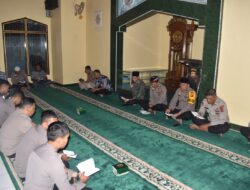 BINROHTAL RUTIN di Polres Merangin,Membentuk Karakter Personil Polri menjadi lebih Humanis.