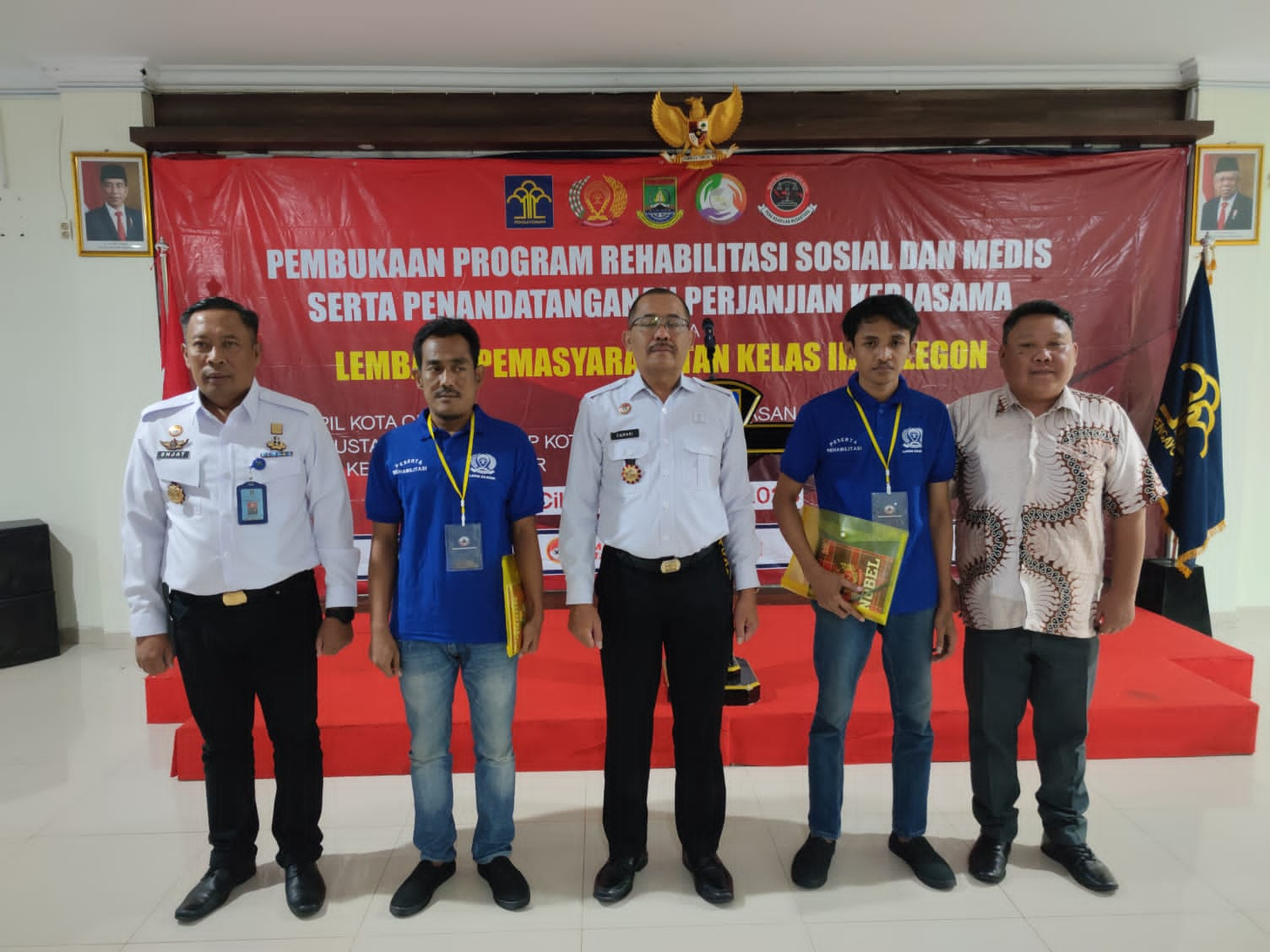 LAPAS CILEGON RESMI GELAR PROGRAM REHABILITASI NARKOTIKA UNTUK WARGA BINAAN