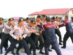 Tingkatkan Kemampuan : Sat Samapta Polres Subulussalam Laksanakan Latihan Dalmas