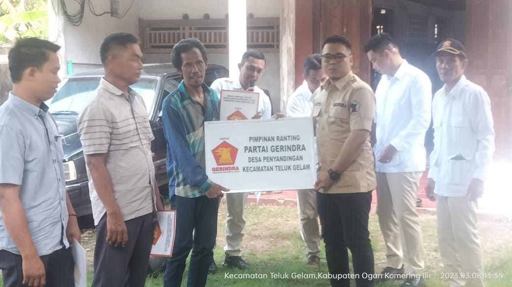 Rapat Koordinasi Bersama Pengurus Ranting untuk kemenangan Partai Gerindra, Prabowo Presiden