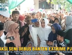 Heboh Warga Sepatan menyabut kehadiran bunda Ratu Ageng rekawati KD SE.ME- calon Bugubernur Banten,