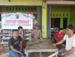 Jum’at curhat,Warung Remang Remang Jadi Prioritas Perhatian Polsek Bangko