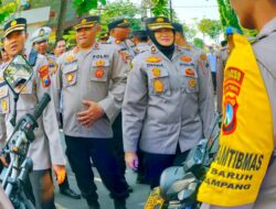 Inginkan Kamtibmas Aman Jelang Ramadhan : Kapolres Sampang Cek Ranmor Dinas Polri