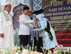 Bupati: Ponpes Harus Dilengkapi Workshop H Mashuri Isra’ Miraj Nabi Muhammad SAW di Ponpes Daarul Ishlah Tabir