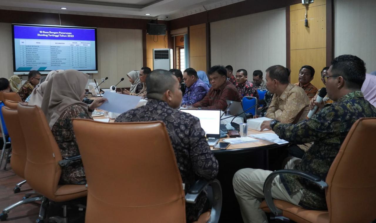 Nilwan Paparkan Aksi Konvergensi Percepatan Penurunan Stunting 2022PPada Pra Penilaian Kinerja TPPS Kabupaten/Kota se-Provinsi Jambi