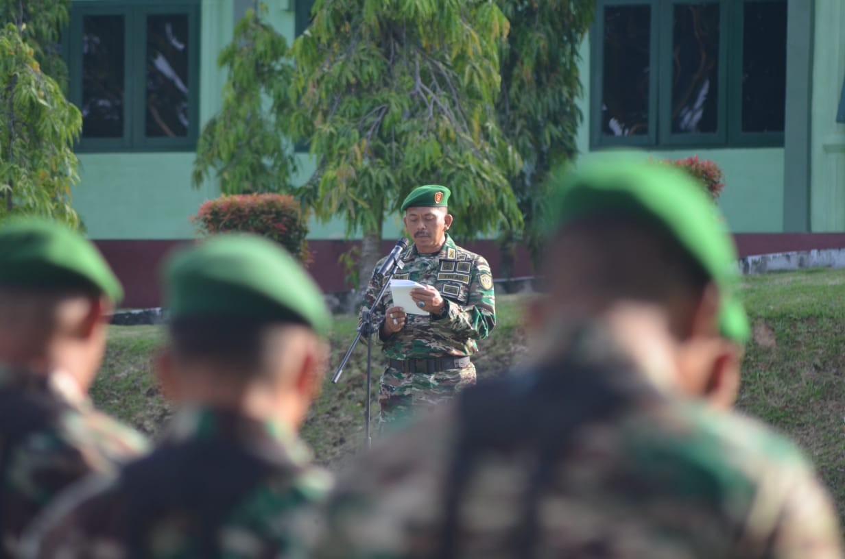 Pimpinan Upacara 17 an : Dandim Abdya Tekankan Amanat Pangdam IM