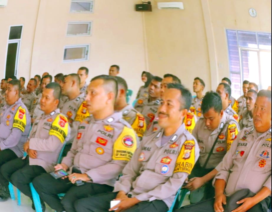 Sat Binmas Polres Pidie : Laksanakan Latkatpuan Strategi Pengemban Polmas