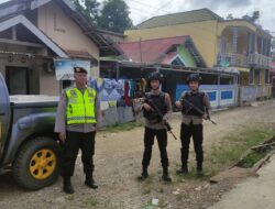 Samapta Polres Merangin laksanakan Patroli Berkala dengan Tujuan Ciptakan Kondisi Kamtibmas aman di tengah Masyarakat