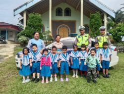 Program ” polisi Sahabat Anak ” ,Satlantas Beri Edukasi Pemahaman Rambu lalulintas pada Anak Anak