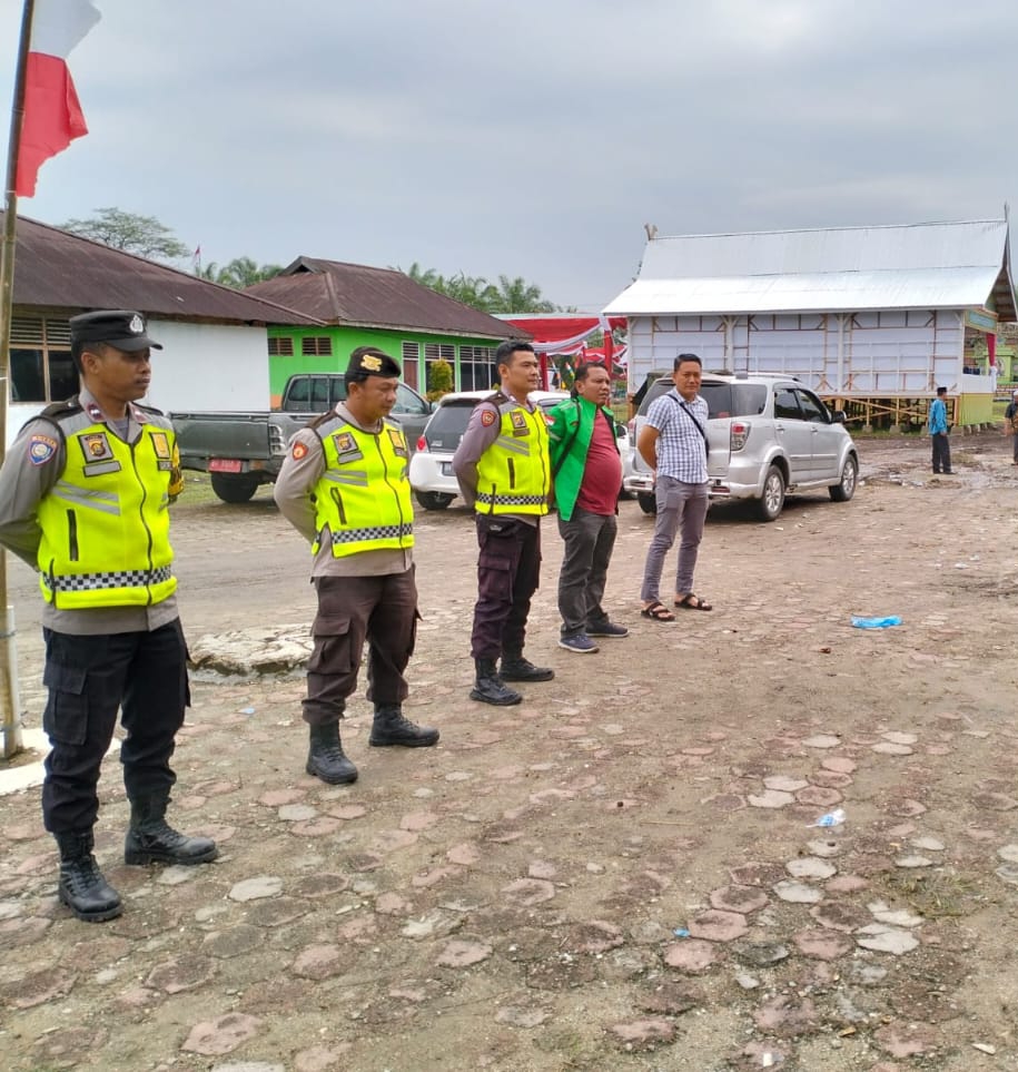 Update Kegiatan Pengamanan MTQ ke 49 tingkat Kabupaten Merangin di Kecamatan Margo Tabir.