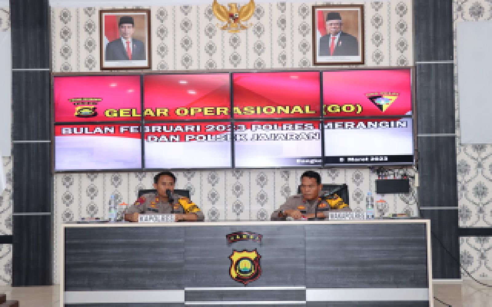 ” Rangking 2 ” Satlantas Polres Merangin Pada Pelaksanaan Ops Keselamatan Se-Polda Jambi tahun 2023