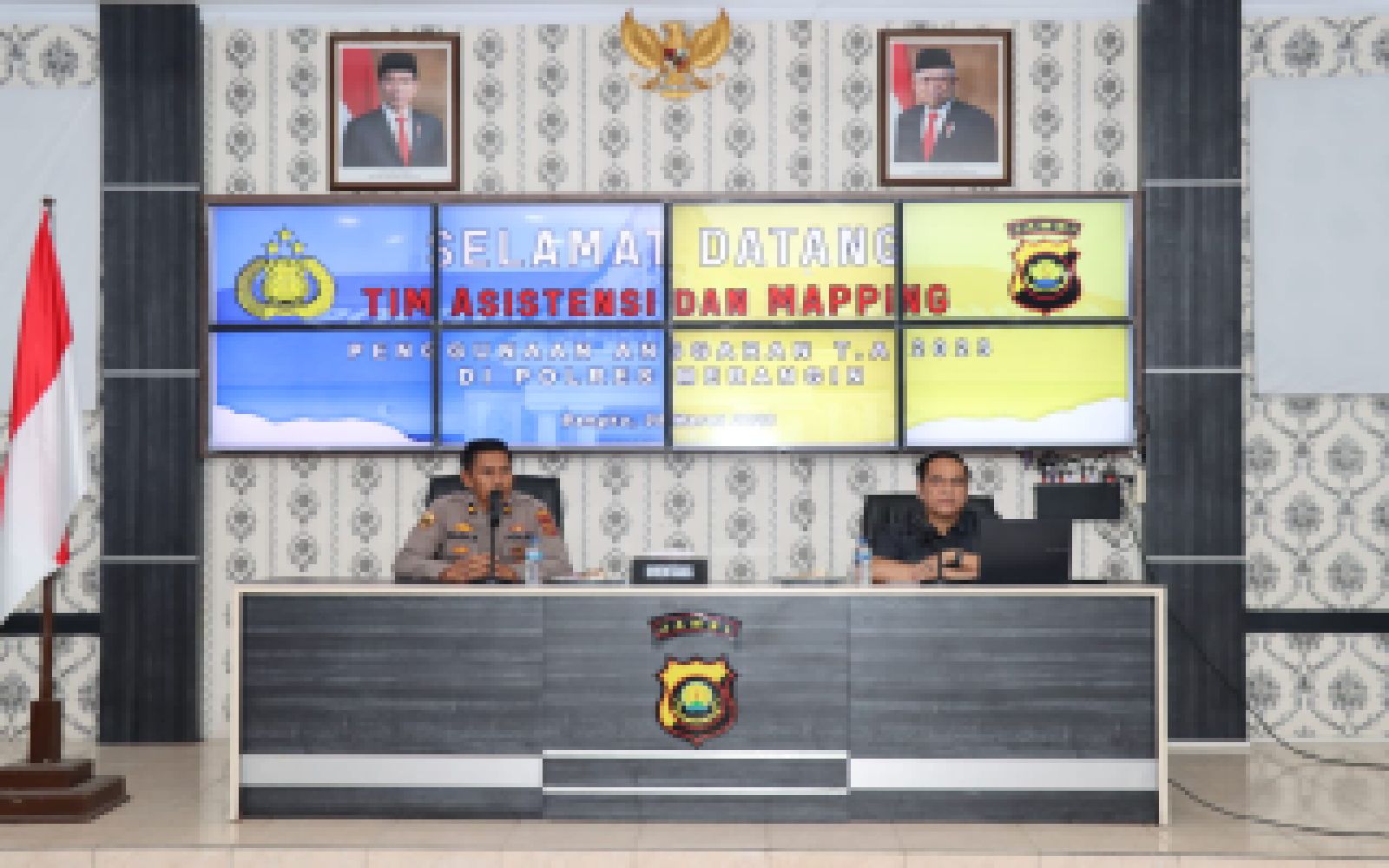 ASISTENSI DAN MAPPING ” Penggunaan Anggaran T.A. 2023 di Polres Merangin.