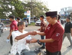 Hari  Kedua Puasa Satreskrim Polres Merangin ” bagi Taqjil ” pada pengendara kendaraan bermotor.