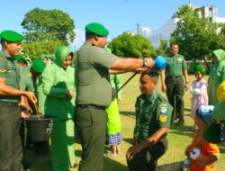 Kodim 0116/Nagan Raya : Laksanakan Upacara Kenaikan Pangkat 10 April 2023