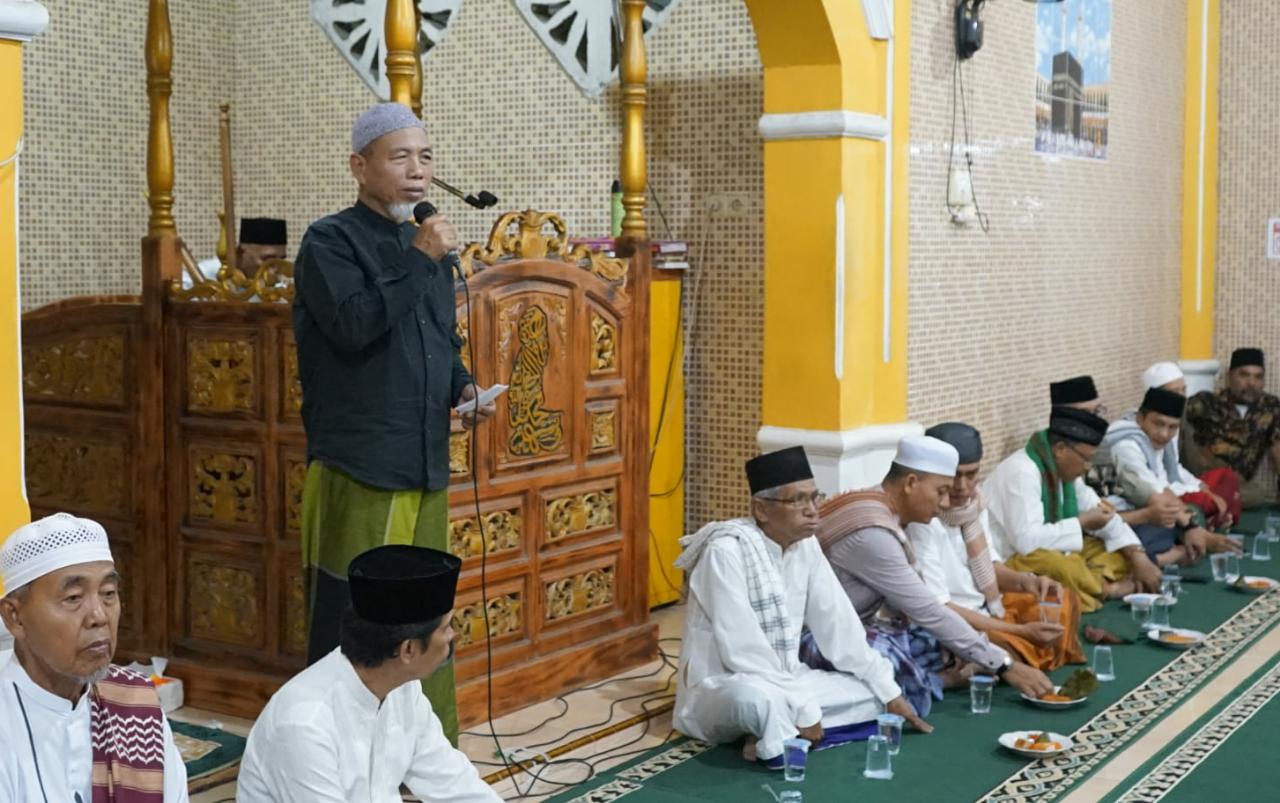 H Mashuri Minta Agar Warga Sampaikan Aspirasi Bupati Merangin Safari Ramadhan ke Desa Simpang Limbur